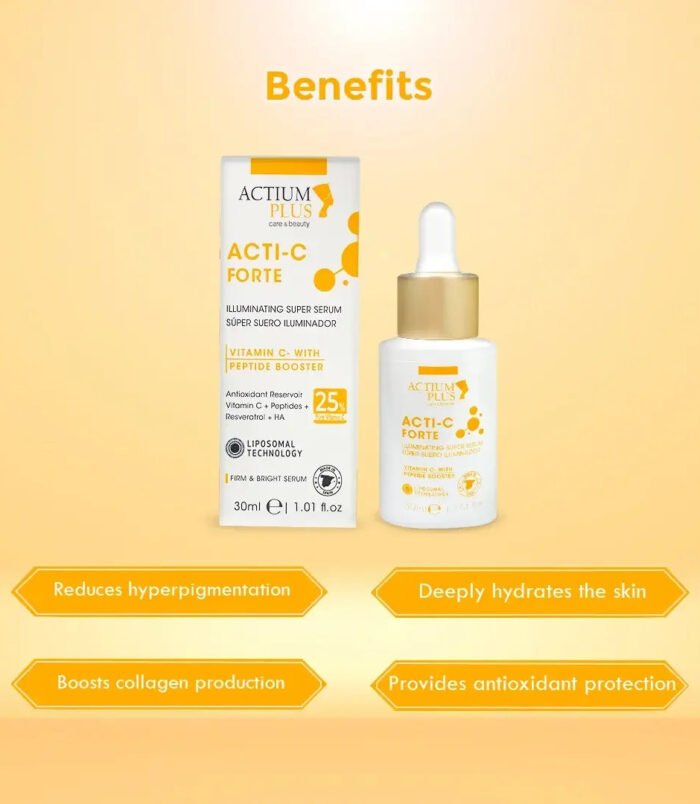 Actium-plus-acti-c-forte-serum-vitamin-c-formula_-_Benefits Vitamin C brightening serum for glowing skin – Actium Plus ACTI-C Forte Serum 30ml