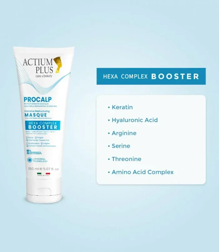 Actium_Plus_Procalp_Masque_Hexa_Complex_Booster_On_A_Light_Blue