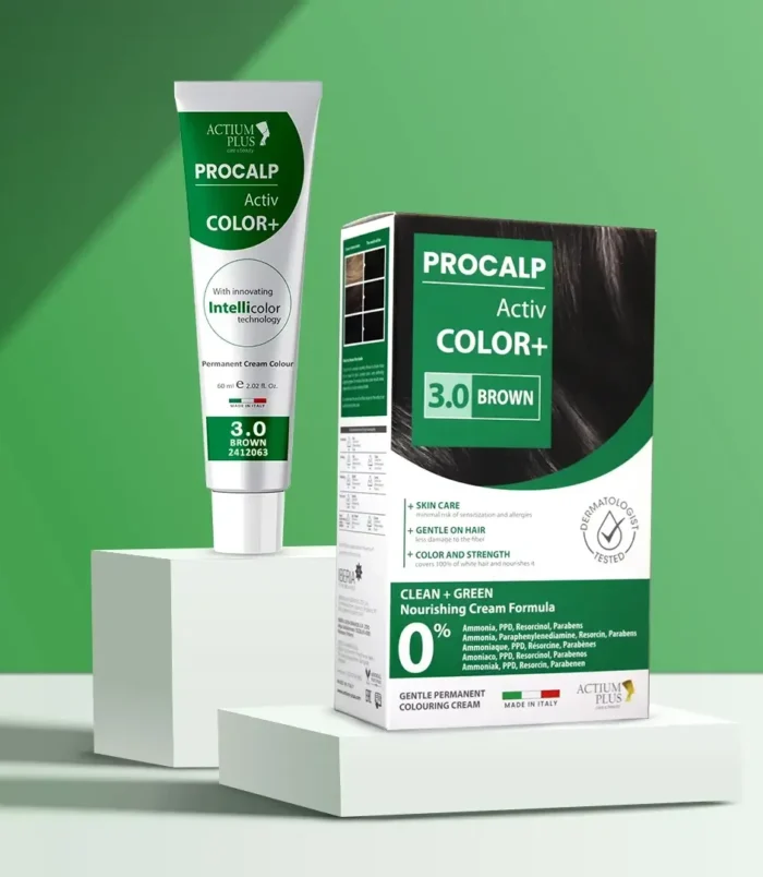 PROCALP_ACTIV_COLOUR-3-0_BROWN_KIT_UNBOXED PROCALP_ACTIV_COLOUR-3-0_BROWN_KIT_UNBOXED