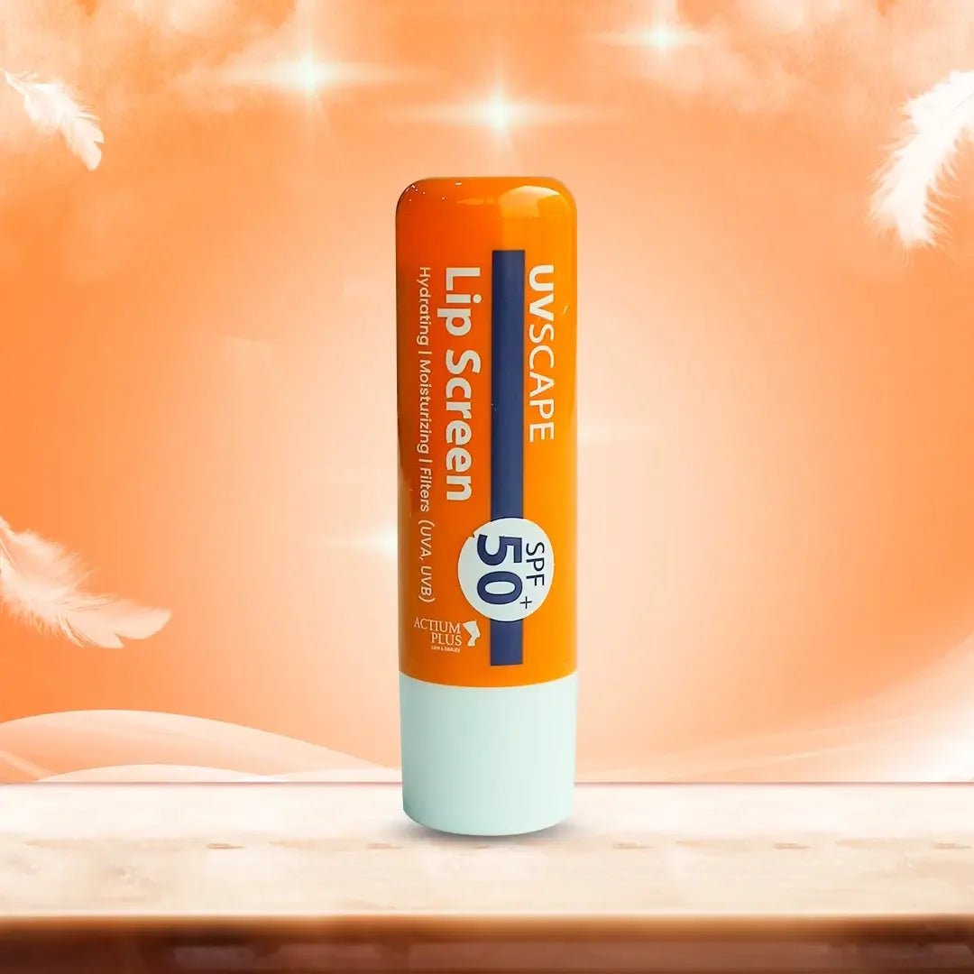 Actium Plus UVSCAPE Lip Screen SPF 50+ | Hydrate, Moisturize & Filter (UVA,UVB) 4.9G